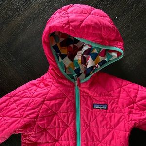 Patagonia 4t 5t puff ball jacket reversible